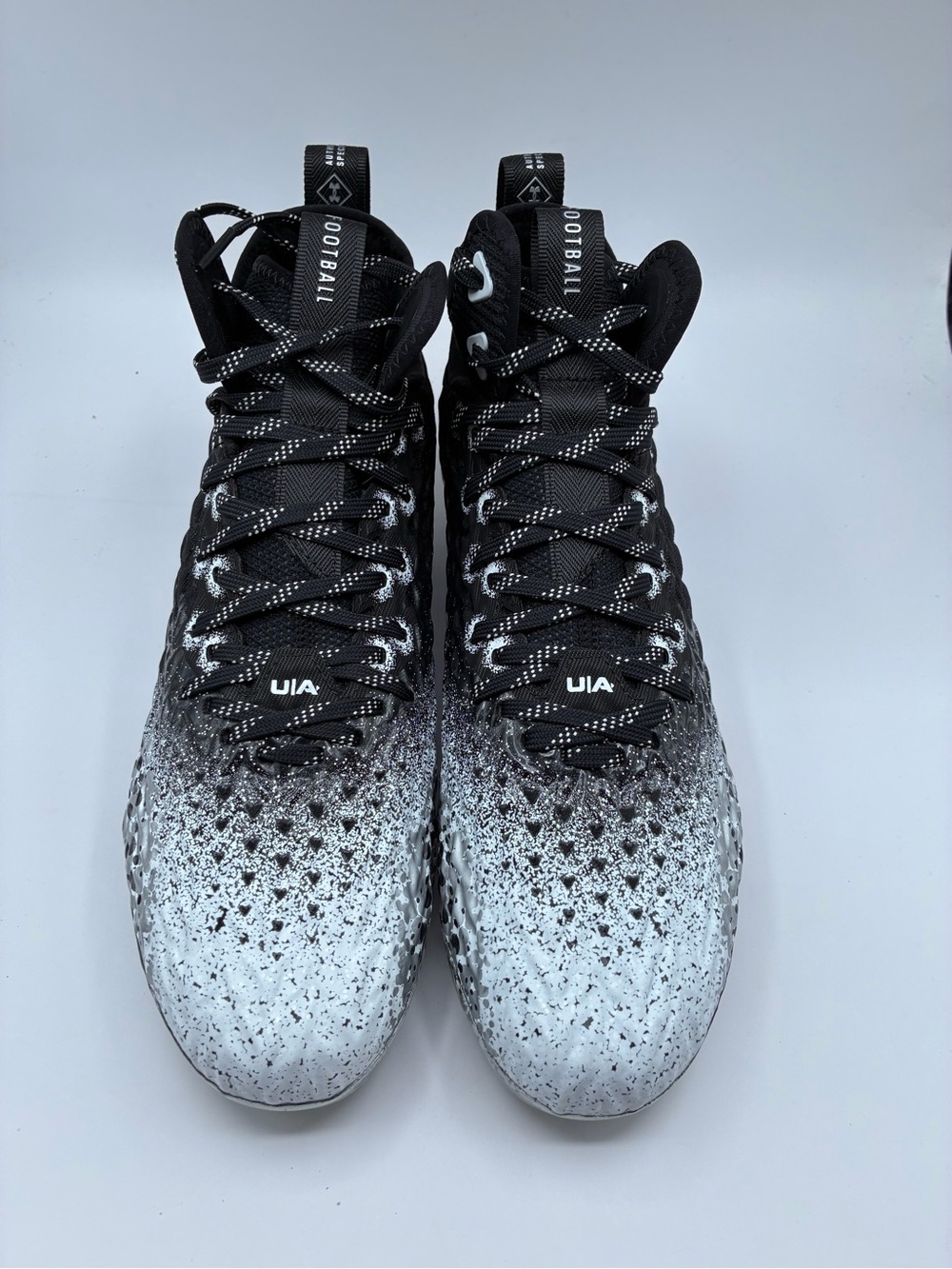 Under Armour Spotlight Clone Women's Lacrosse Cleats, Black/Silver, 9.5 New